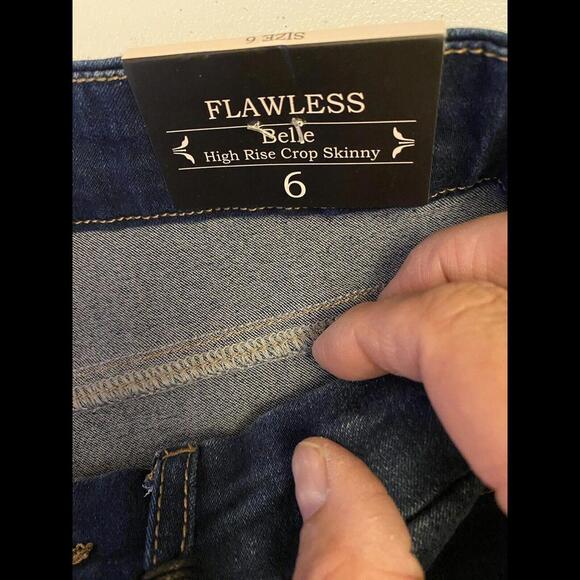 Nanette Lepore “BELLE” High Rise Flawless Skinny Crop Stretch SZ 6 WOMENS NWT - Picture 9 of 10